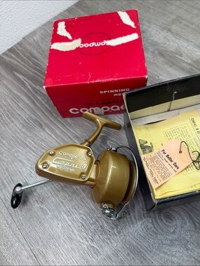 Capri II Spinning Reel in Gold — Vintage Style